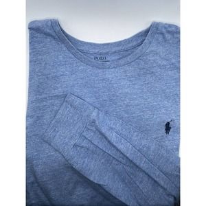 Polo Ralph Lauren Men's XL Long Sleeve T Shirt Blue Logo